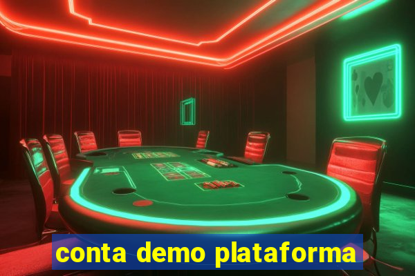 conta demo plataforma